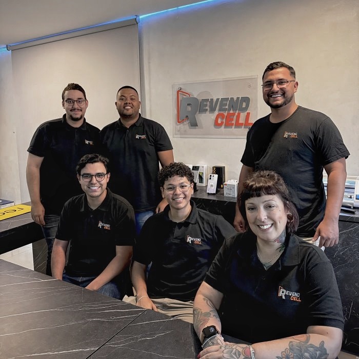 Foto da equipe da CommandShop.